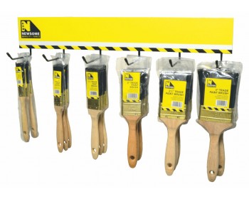 Rack of Trade Eco Paint Brushes